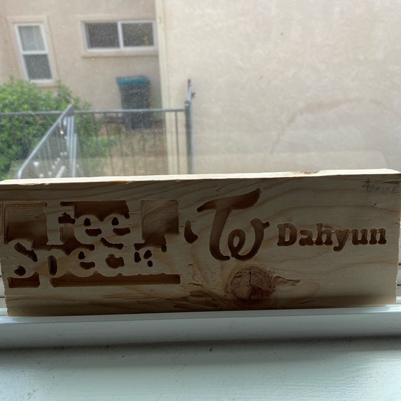 Handmade Twice- Feel Special Wooden Plaque Real Wood - Picture 1 of 1